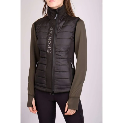 Abbildung von Montar Weste Emma Quilt Schwarz S