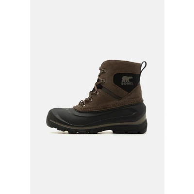 Abbildung von Sorel Buxton LACE WP Schnürstiefelette, Herren, Größe: 46, Major/black Leder/synthetik