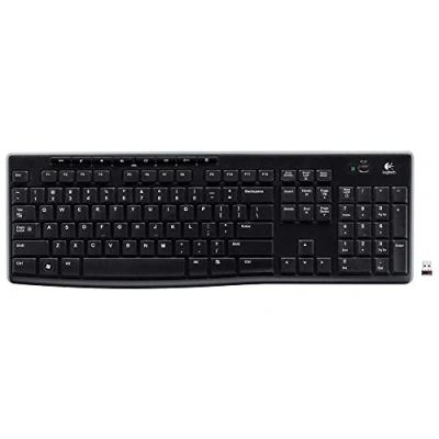 Abbildung von Logitech K270 Kabellose Tastatur für Windows, US QWERTY Layout Schwarz
