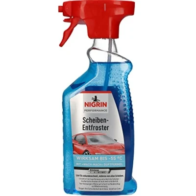 Abbildung von NIGRIN Scheiben Entfroster 500ml Sprühflasche, Enteiser Spray, Pumpzerstäuber, wirksam bis 55 C, verhindert Wiedervereisung