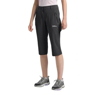 Abbildung von Jack Wolfskin Hikeout 3/4 Pants Sporthose, Damen, Größe: 46, Black