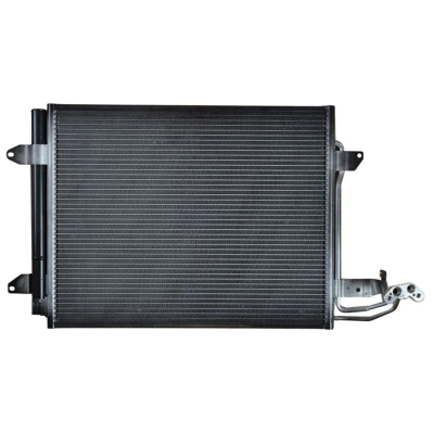 Abbildung von NRF EASY FIT 35521 Klimakondensator mit Trockner, Dichtring 15,4 13,7 Aluminium 535 VOLKSWAGEN: Touran I, Caddy 3