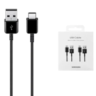 Abbildung von SAMSUNG USB A auf Type C Kabel, 150 cm (Multi Pack 2), Schwarz