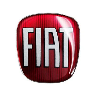 Abbildung von AMS 32015 Aufkleber FIAT 3D Ersatzteil Logo vorne + hinten für Grande Punto