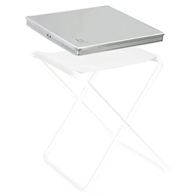 Abbildung von Bo Camp Alu Tisch Platte Klapp Hocker Tablett Falt Angler Sitz Auflage Camping
