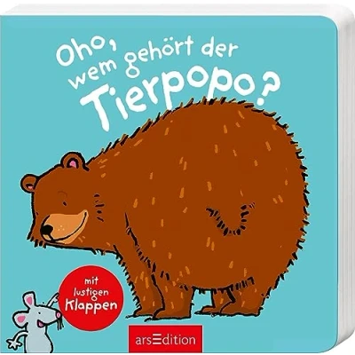 Abbildung von Oho, wem gehört Der Tierpopo?: Mit stabilen Klappen lustige Ratespaß für kleine Entdecker ab 24 Monaten