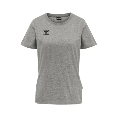 Abbildung von Hummel MOVE GRID Tshirt print, Damen, Größe: Small, Grey melange