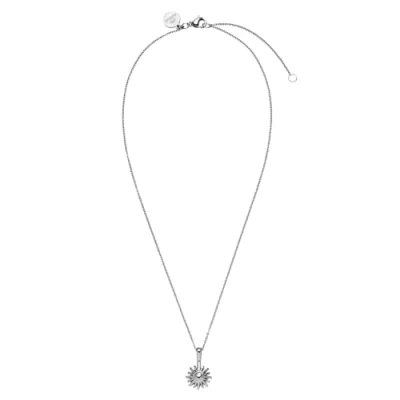 Abbildung von Purelei® Sun Kids Kette, Halskette für Kinder aus Edelstahl, Wasserfeste Kette mit Sonnenanhänger, Lange Verstellbar 35 40 cm (Silber)