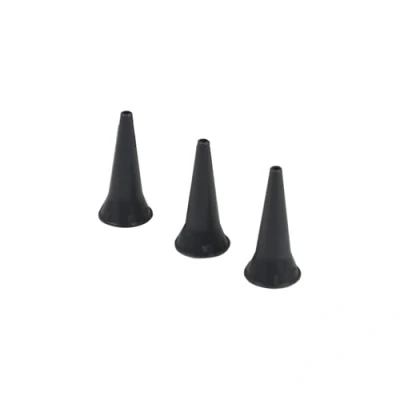 Abbildung von GIMA Mini Einweg Ohrenspekulum, Ø 4 mm, Graue Farbe, Latexfrei, Packung mit 250 Stücken