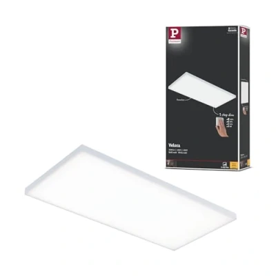 Abbildung von Paulmann 79823 LED Panel Velora eckig incl. 1x26 Watt 3 Step Dim dimmbar Deckenlampe Weiß matt Lichtpanel Metall Deckenlicht 3000 K