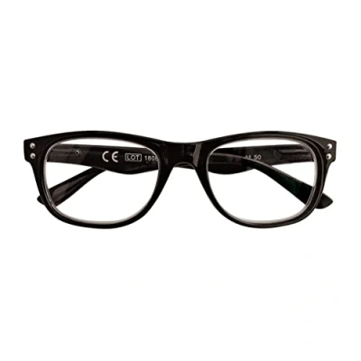 Abbildung von Zippo® Lesebrille, hergestellt mit einem weichen Linienrahmen, ideal für Männer und Frauen, Diopter +1,00, schwarze Farbe
