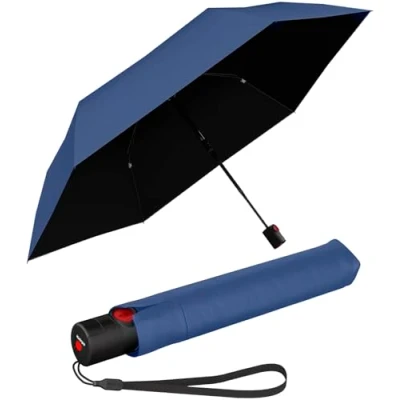 Abbildung von Knirps Taschenschirm U.200 Ultra Light Duomatic mit UV und Hitzeschutz Blue