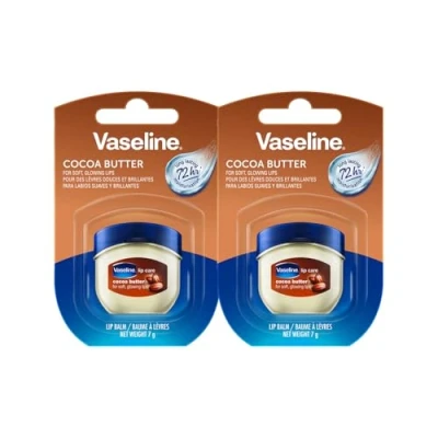 Abbildung von Vaseline Lip Therapy Cocoa Butter, Pflegender Lippenbalsam für optimale Feuchtigkeit, (Cocoa Butter (2er Pack))
