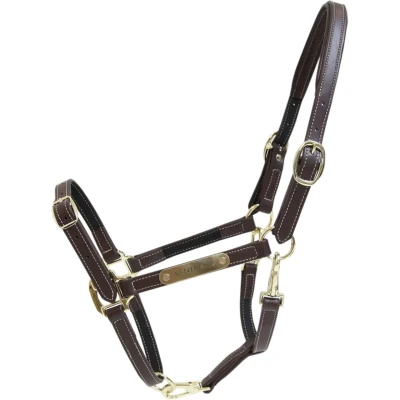 Abbildung von Kentucky Lederhalfter Leather Flexible Braun Warmblut