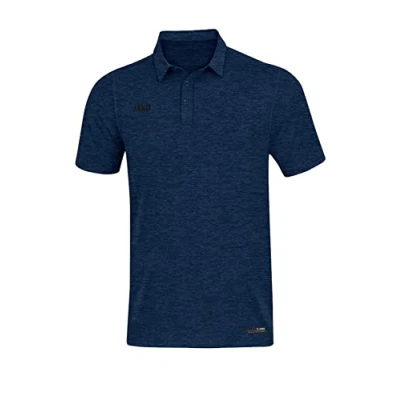 Abbildung von JAKO Herren Polos Polo Premium Basics, marine meliert, L, 6329