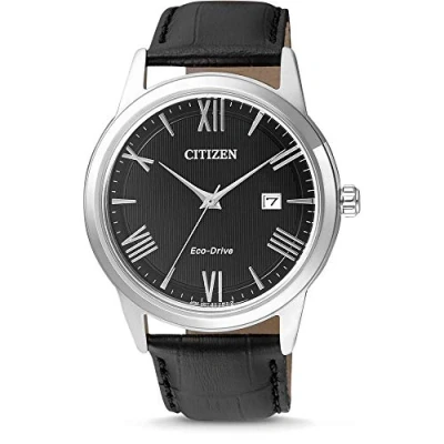 Abbildung von CITIZEN Herren Analog Quarz Uhr mit Leder Armband AW1231 07E