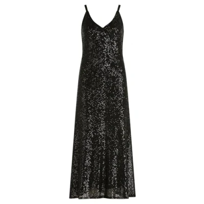 Abbildung von Vera Mont MIT Pailletten Cocktailkleid/festliches Kleid, Damen, Größe: 44, Schwarz