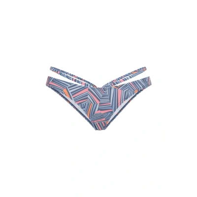 Abbildung von Lascana LSCN by Bikinihose, Damen, Größe: 32, Blau bedruckt