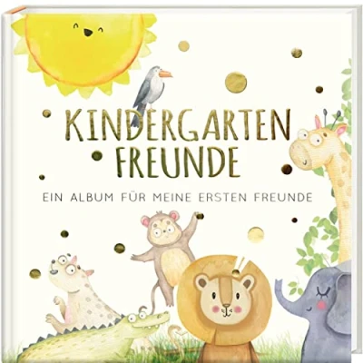 Abbildung von Kindergartenfreunde SAFARI: ein Album für meine ersten Freunde (Freundebuch Kindergarten 3 Jahre) PAPERISH®