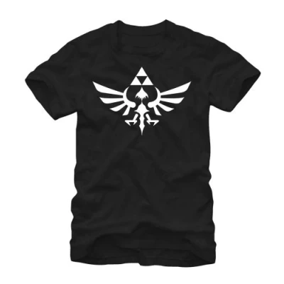 Abbildung von Nintendo Herren Legend of Zelda Triumphant Triforce T Shirt, Schwarz, L