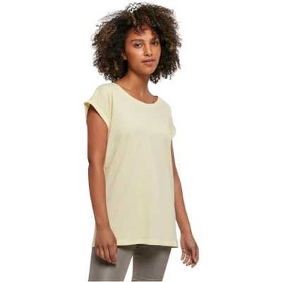 Abbildung von Build Your Brand Damen BY021 Ladies Extended Shoulder Tee T Shirt, softyellow, XL