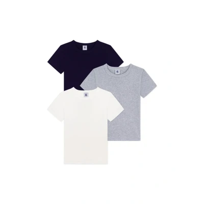 Abbildung von Petit Bateau TEE 3 PACK Unterhemd/shirt multicoloured für Kinder, Größe: 95, Multi coloured