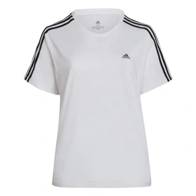 Abbildung von adidas Sportswear W 3S T Tshirt print White black, Damen, Größe: 54 56, black