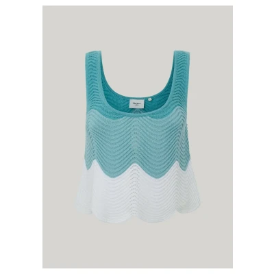 Abbildung von Pepe Jeans Galley Top, Damen, Größe: Small, Wave blue