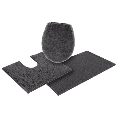 Abbildung von my home Badematte »Vanessa, Badvorleger, Badezimmer Teppich« Höhe 10 mm rutschhemmend beschichtet fußbodenheizungsgeeignet schnell trocknend strapazierfähig Badteppich, weiche Haptik, unifarben