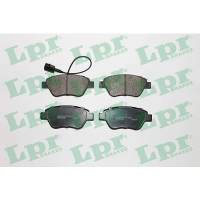 Abbildung von LPR 05P1225 Bremsbelagsatz FIAT: Panda II Hatchback, Grande Punto Qubo, ALFA ROMEO: MiTo