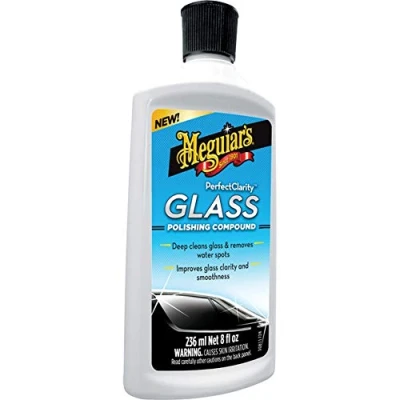 Abbildung von Meguiar&#039;s G8408EU Perfect Clarity Glass Polishing Compound Glaspolitur Glastiefenreiniger, 236ml