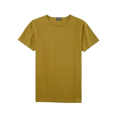 Abbildung von OLYMP Herren T Shirt Rundhals Casual.Wirk,Uni,Regular fit,lindgrün 46,XXL