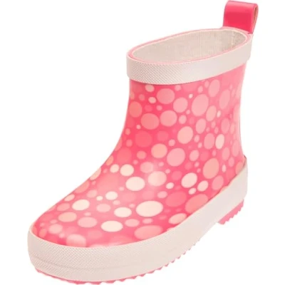 Abbildung von Playshoes Gummistiefel Halbschaft Tupfen Unisex Kinder Gummistiefel, Koralle Tupfen, 23 EU