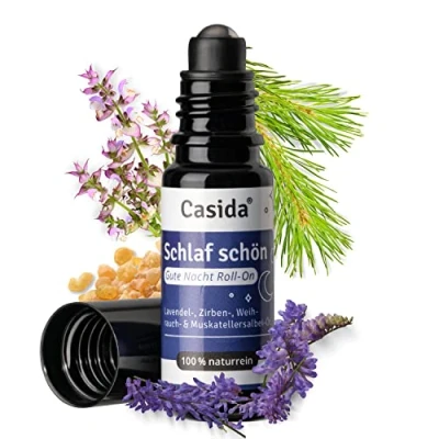 Abbildung von Casida® Roll on &quot;Schlaf schön&quot; Duft zur Unterstützung eines erholsamen Schlafs Duftöl, Aromaöl, Ätherisches Öl für die Aromapflege unterwegs aus der Apotheke 10 ml (Schlaf schön)