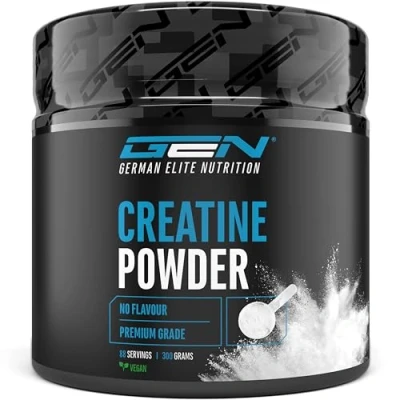 Abbildung von Creatin Pulver 300 g Reines Monohydrat Optimale Löslichkeit Vegan Ohne Zusätze Pure Powder German Elite Nutrition