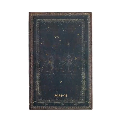 Abbildung von Paperblanks 13 Monatskalender 2025, Arabica Schlicht, Maxi, Vertikal, Elastikband Verschluss