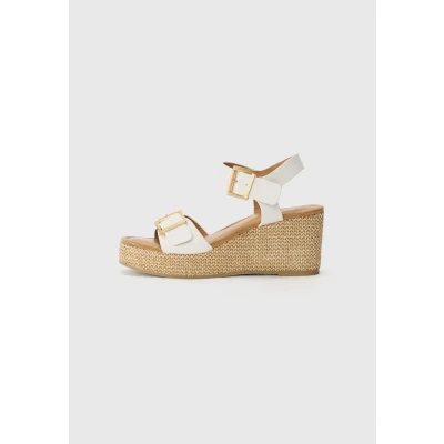 Abbildung von Marco Tozzi Keilsandalette, Damen, Größe: 39, White Schuhe