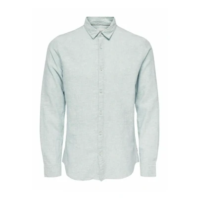 Abbildung von Only &amp; Sons Onscaiden Solid Shirt Hemd Cashmere blue, Herren, Größe: XXL, blue