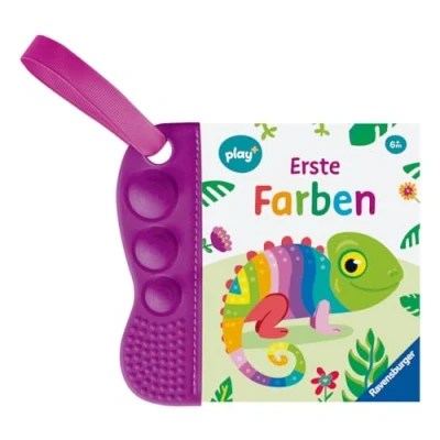Abbildung von Ravensburger Play+ flip&amp;pop: Erste Farben (Mein allererstes Beißbuch), Baby Buch ab 6 Monate: Mein Beißbuch