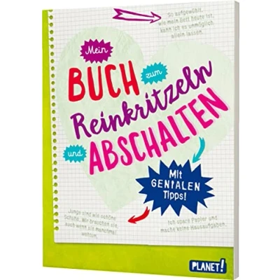 Abbildung von Mein Buch zum Reinkritzeln und Abschalten: Kreatives Eintragebuch der Emotionen Gefühle geniale Tipps für Teenie Mädchen, ideal Verschenken