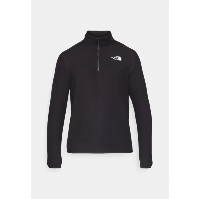 Abbildung von The North Face Glacier 1/4 ZIP Fleecepullover, Herren, Größe: XL, Black