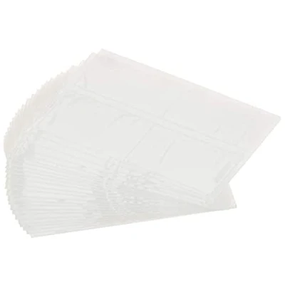Abbildung von Durable Selbstklebetasche Pocketfix, 90x57 mm (für Visitenkarten), 100 Stück, transparent, 829319