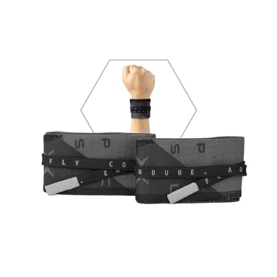 Abbildung von PICSIL Handgelenkschoner aus Stoff für Cross Training, hervorragende Gelenkunterstützung, beugen Verletzungen und Sehnenentzündungen vor, ideal Bodybuilding, Boxen, Gymnastik (Rouge 5cm)