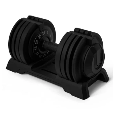 Abbildung von Amazon Basics Verstellbare Hantel, 24 kg, 12 Gewichte, Einzelhantel