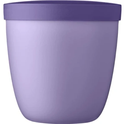 Abbildung von Mepal Snackpot Ellipse Praktischer Behälter zur Aufbewahrung &amp; für Transport von Lebensmittel Tiefkühltauglich Spülmachinenfest 500 ml Vivid Lilac