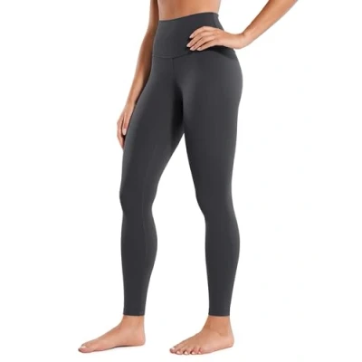 Abbildung von CRZ Yoga Butterluxe Damen High Waist Sport Leggings Blickdicht Leggins Sporthose Workout Gym Yogahose 71cm Mysteriöses Grau 38