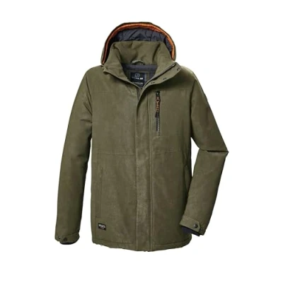 Abbildung von G.I.G.A. DX Herren Funktionsjacke/Outdoorjacke wasserdicht mit abzippbarer Kapuze GW 71 MN JCKT, dunkeloliv, M, 42213 000