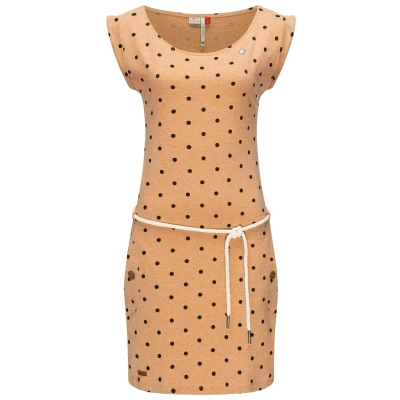 Abbildung von Ragwear TAG DOTS Jerseykleid, Damen, Größe: XL, Beige