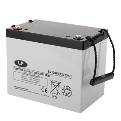 Abbildung von Einzelne 12 Volt Batterie 75 Amp.