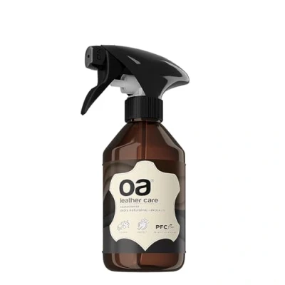 Abbildung von OA Leather Care Lederreiniger Auto &amp; Ledercouch (250ml) 100% PFC frei Lederpflege für effektive Leder Reinigung Kunstleder Reiniger Sofa, Autositze, Handtasche, Schuhe, Jacke etc.